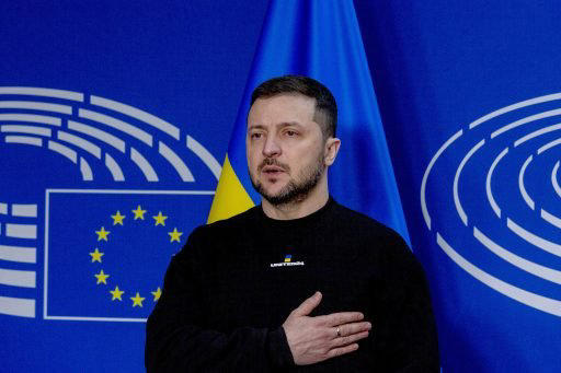 Zelensky prend la parole à Bruxelles