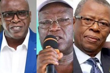 Fodé Oussou, Kalémoudou Yansané et Aliou Condé