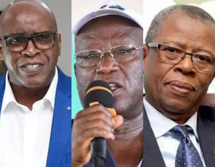 Fodé Oussou, Kalémoudou Yansané et Aliou Condé