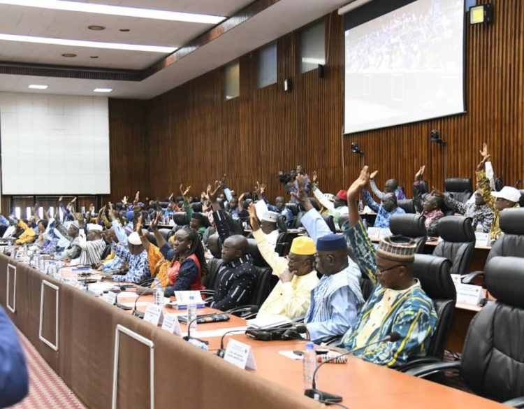 CNT : la loi spéciale relative au référendum constitutionnel adoptée à l'unanimité 