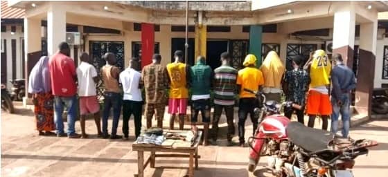 Insécurité à Coyah : quatorze présumés bandits dont une femme arrêtés