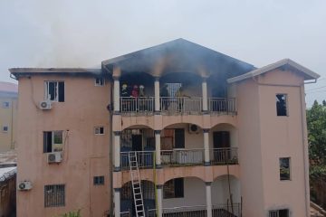 Incendie dans un immeuble à Nongo : « C’est EDG », pointe la victime