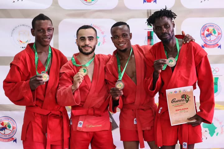 Chpt d'Afrique de sambo en Guinée : le Maroc en tête , le Cameroun et le Burkina Faso sur le podium
