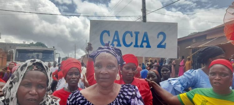 Kindia: Des femmes dans la rue pour réclamer la desserte en électricité