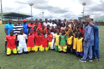 Détection des jeunes pour les U-17 de la Guinée à Nongo