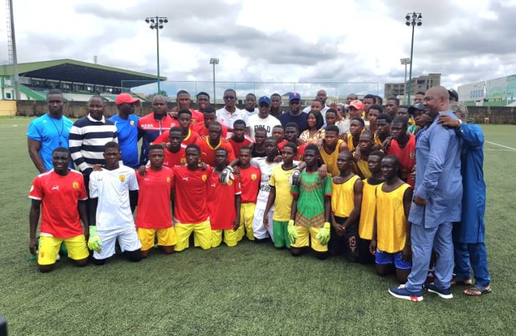 Détection des jeunes pour les U-17 de la Guinée à Nongo
