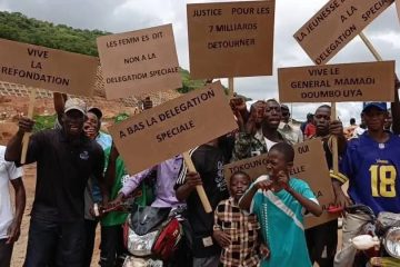 Manifestation à Tokounou
