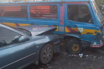 Coyah : un accident de la circulation fait deux blessés et d’importants dégâts matériels