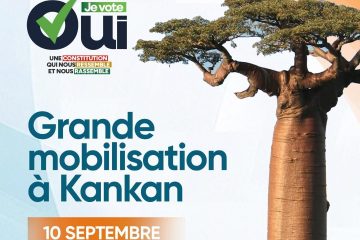 Lancement Kankan mobilisation pour le Oui au référendum