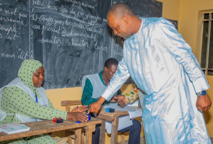 Le ministre de l'Hydraulique, Aboubacar CAMARA a voté à Kiroti