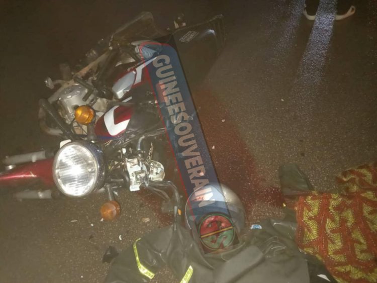 Coyah : un homme perd la vie dans un accident de la circulation au carrefour Wonkifong