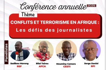 Conférence de presse du Réseau Dupont-Verlon pour le Journalisme d'investigation