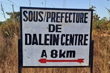 Eboulement à Dalein dans la préfecture de Labé