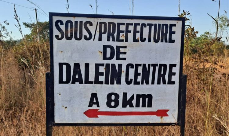 Eboulement à Dalein dans la préfecture de Labé