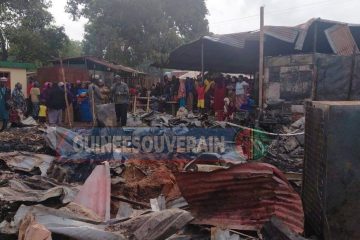 Un incendie fait des ravages à Débélé (Kindia)