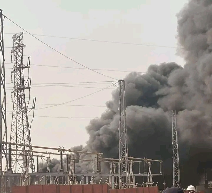 Un incendie à l'entrepôt d'EDG à Sonfonia Casse