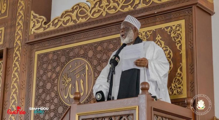 Imam Mamadou Saliou CAMARA à l'occasion de la tabaski ce mardi