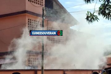 Incendie au TPI de Dixinn