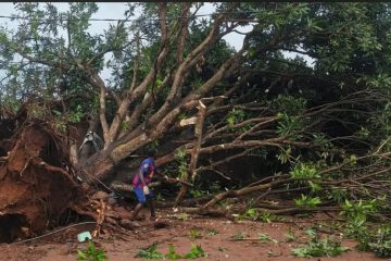 Boké frappé par une tornade
