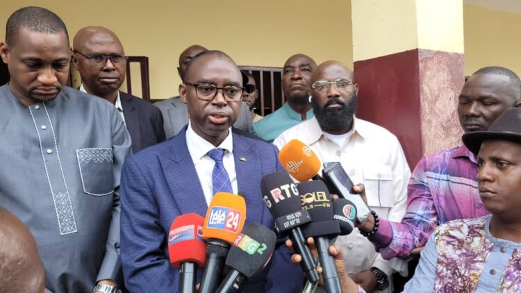 Lancement rattrapage du Bac à Conakry