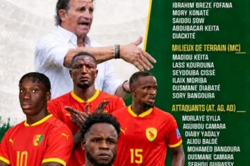 Syli contre Afrique du Sud et Kenya