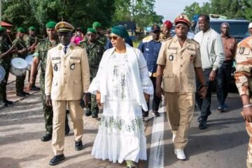 La ministre Djénabou Touré en visite à Kankan